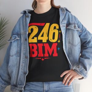 T-Shirt — "246 BIM" Bold Retro Graphic Tee