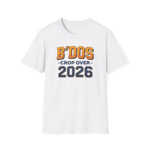 B'Dos Crop Over 2026 T-Shirt — Carnival Festival Tee