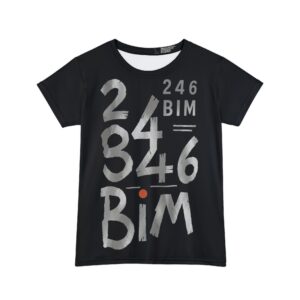 BIM Numbers Graphic Shirt — Bajan code Tee