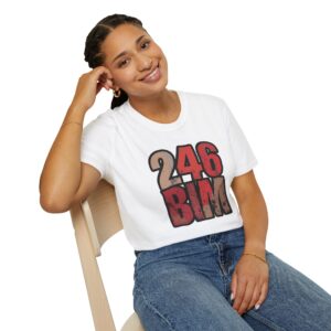 T-Shirt — 246 BIM Block Number Graphic Tee