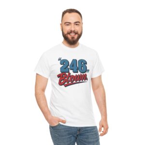 '246' B'town Script T-Shirt – Bajan Streetwear Tee